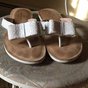 Kate Spade sequined sandals with bow
